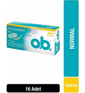 O.B. Comfort Tampon Normal 16'lı