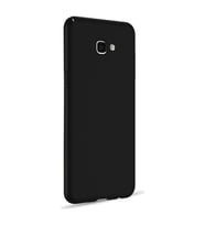 Galaxy A7 2017 ile Uyumlu Rubber Sert Kılıf Siyah