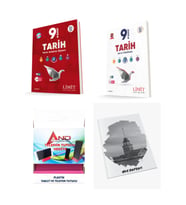 Limit Yayınları 2024-2025 Müfredat 9 Sınıf Tarih Konu Anlatımı + Tamamı Video Çözümlü Soru Bankası (Çok Renkli)