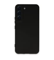 Samsung Galaxy S22 Kılıf Nano İçi Kadife Silikon - Siyah