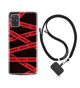 Samsung a71 A72 A73 A7 A9 2018 C7 C9 Kılıf Boyun Askılı Silikon Danger 1372