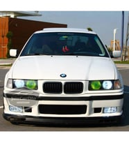 BMW 3 Serisi E36 1990-2000 Uyumlu Üniversal Laguna Lip Esnek Ön Lip 2 Parça Tampon Altı Karlık Ön Ek