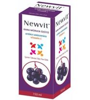 Newvit Kara Mürver & Afrika Sardunyası İçeren Takviye Edici Gıda 150 ml