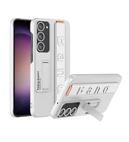 Galaxy S23 Kılıf Standlı El Tutacaklı Zore Band Kılıf (Gümüş)