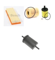 Bosch Filtre Bakım Seti Citroen C3 1.4 Benzinli 2002-2008 Hava + Yağ f. + Yakıt Filtre Bosch