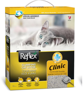 Klinik (Özel Formüllü Tanecikler) Topaklanan Kedi Kumu 10 Lt