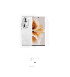 Oppo Reno 11 Pro Ön, Arka ve Yan 360 Derece Tam Kaplama Poliüretan Film