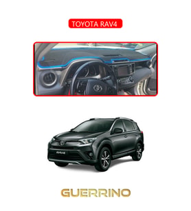 TOYOTA RAV4 TORPİDO KORUMA HALISI KIRMIZI KENAR