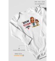Bekar Teyzem Var! Uzun Kollu Çıtçıtlı Bebek Body