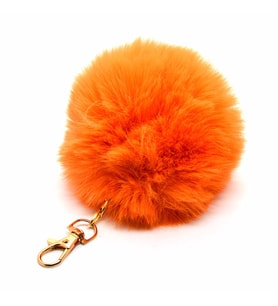 Turuncu Renk Peluş Anahtarlık 833