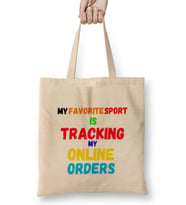 Shopping Addict Funny Quote For Shopping Addict Bez Çanta Uzun Saplı