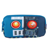 Kids&Love Üç Bölmeli Erkek Çocuk Kalem Çantası - Robot Kalemlik