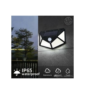Solar Bahçe Aydınlatma Lambası 100 Led