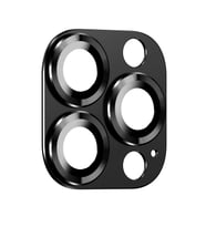 Vendas iPhone 15 Pro Max Uyumlu CL-03 Serisi Strong Glass Kamera Lens Koruyucu (Siyah)