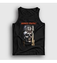 Presmono Unisex Siyah Here Papa Ghost Atlet 403788tt