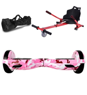 Citymate Elektrikli Kaykay Hoverboard Akıllı Denge 6.5 Inch + HoverKart + Çanta EXTREM PAKET D05