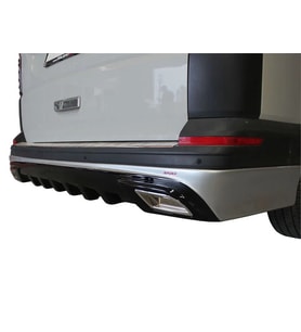 Volkswagen Transporter Uyumlu T6 Arka Tampon Altı (Difüzör Md) Fiber 2015 Ve Sonrası