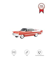 Bluetooth Hoparlör Retro Klasik Araba Tasarımlı TWS 10W FM USB Speaker D86 Turuncu