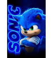 Dikdörtgen Pasta Sonic Yenilebilir Pasta Resmi, Yenilebilir Baskı