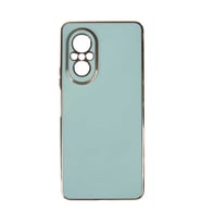 Huawei Nova 9 SE Kılıf Zore Bark Kenarları Altın Renk Kılıf (Açık Yeşil)
