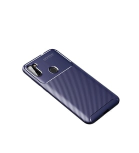 Durukar® Samsung Galaxy A11 Kılıf Auto Focus Karbon Kapak - Lacivert