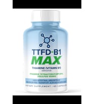 MaxLife Naturals TTFD - B1 Max - Thiamine Vitamin B1 TTFD - 100mg (Thiamine Tetrahydrofurfuryl Disulfide) 60 Capsules.Made ın Usa 3639 (Renksiz)