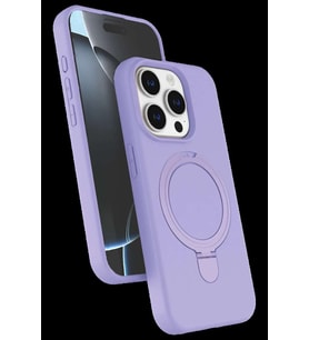 iPhone 14 Pro Max Regal Magsafe Standlı Kapak - Lila
