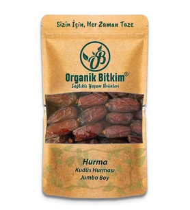 Organik Bitkim Kudüs Hurma İri Boy 500 gr