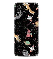 General Mobile GM 23 Kılıf Silikon Desen Özel Seri Planet Animals 1771