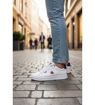 Enoch Erkek Arma Nakışlı Düz Taban Sade Günlük Casual Spor Ayakkabı Sneaker