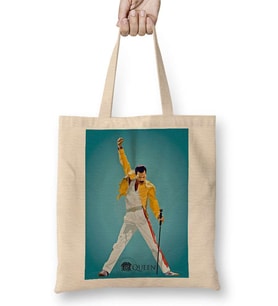 Freddie Mercury 08 Bez Çanta Uzun Saplı
