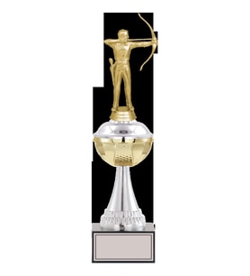 ODAK KUPA - Figürlü Kupalar - Okçu Figürlü Kupalar FG-045 A - 37 cm