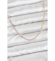 CM 14K Gold Renk Kalp Zincirli Kadın Kolye TJ-BKO10924