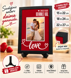 En Güzel Anınız Şimdi Çerçevede - Kişiye Özel Fotoğraflı Dekoratif Çerçeve