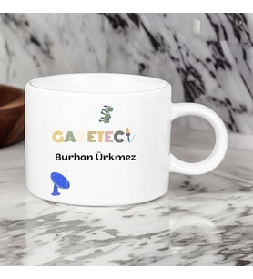 Gazetecilere Özel Motto Kahve Fincanı