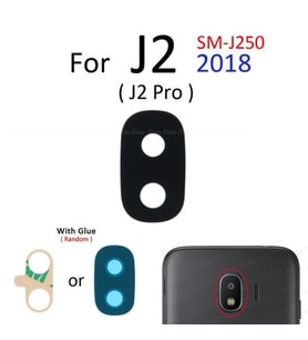Tkgz Samsung Galaxy J250 Arka Kamera Camı Lens Yapışkanlı