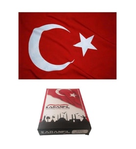 Türk Bayrağı 150x225 cm Ebatında Kumaş Türk Bayrağı Al Bayrak 150*225 Bez Bayrak (Kırmızı-Beyaz)