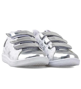LE PETİT 610 Patik Kız Çocuk Sneaker Ayakkabı BEYAZ_GÜMÜŞ YILDIZ (Beyaz - Gümüş)