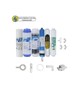Purefer Açık kasa çift karbonlu Sertifikalı 6li Pallas mebran  B12 Alkalili