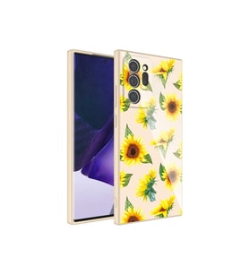 Samsung Galaxy Note 20 Ultra Uyumlu Kılıf Kamera Korumalı Desenli Sert Silikon Zore Epoksi Kapak (Model 2)