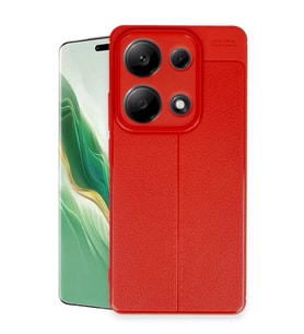 Newface Xiaomi Redmi Note 13 Pro 4G Kılıf Auto Focus Kapak - Kırmızı