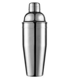 750 ml Büyük Boy Shaker Kokteyl Hazırlama Kabı Bardağı Kokteyl Karıştırıcı Komple Çelik 