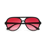 Okkia Alessio Unisex Güneş GözlüğüSiyah / Lens : Kırmızı
