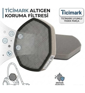 Elektrikli Süpürge Motor Koruma Filtresi - Bosch Modelleri ile Uyumlu Yedek Filtre - Yüksek Performa