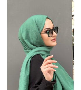 Çim Yeşili Harem Scarf İncila Şal