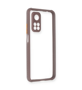 Xiaomi Mi 10t Pro Kılıf Miami Şeffaf Silikon - Açık Mor