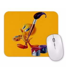 Looney Tunes Tweety Painting Mouse Pad