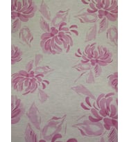 DESENLİ HAM KETEN KUMAŞ (Açık Pembe)