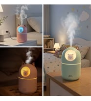 River World Oda Hava Nemlendirici Masaüstü Led Işıklı Figürü Kedicik