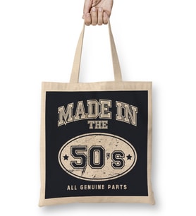 1950s Made In 50s All Genuine Parts Bez Çanta Uzun Saplı